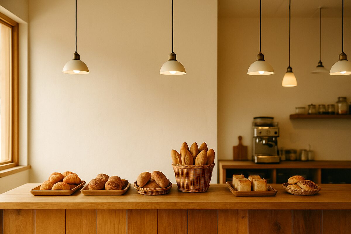 とあるカフェ：店内カウンター