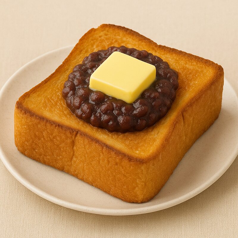 あんバタートースト