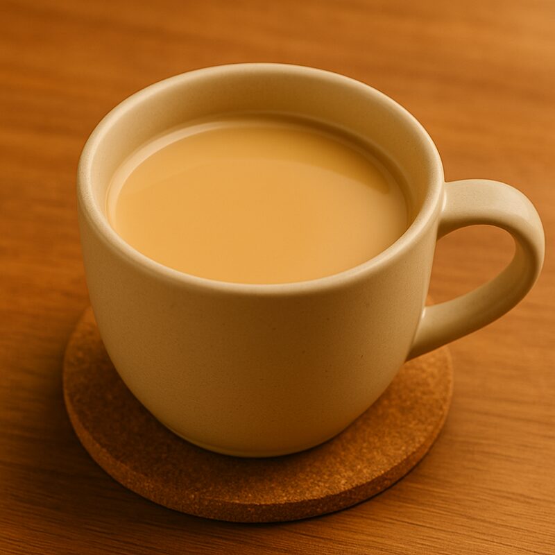 ハーブティー（カモミール）ホットミルクティー